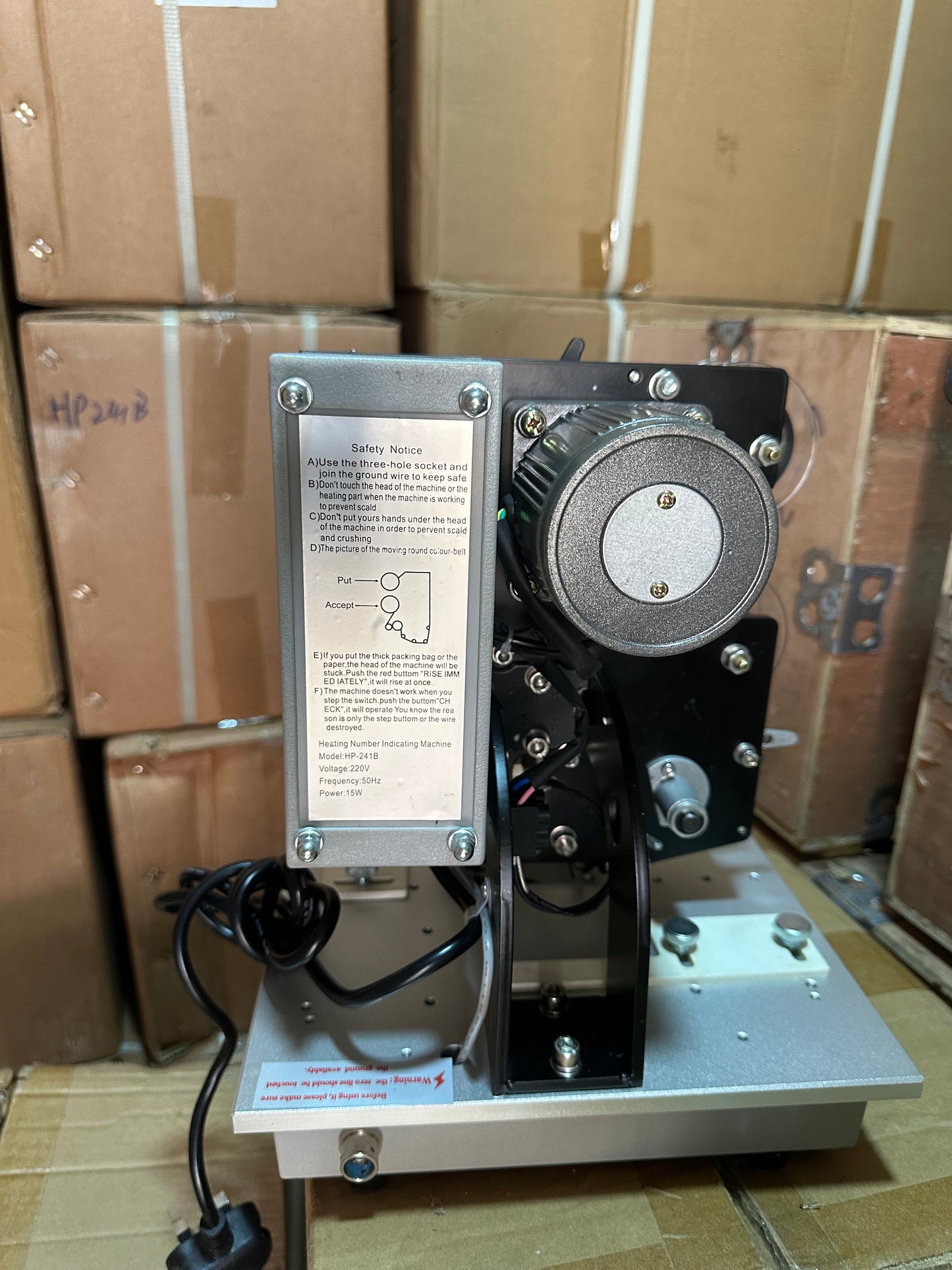 HP-241 I Hot Stamping Ribbon Coding Machine