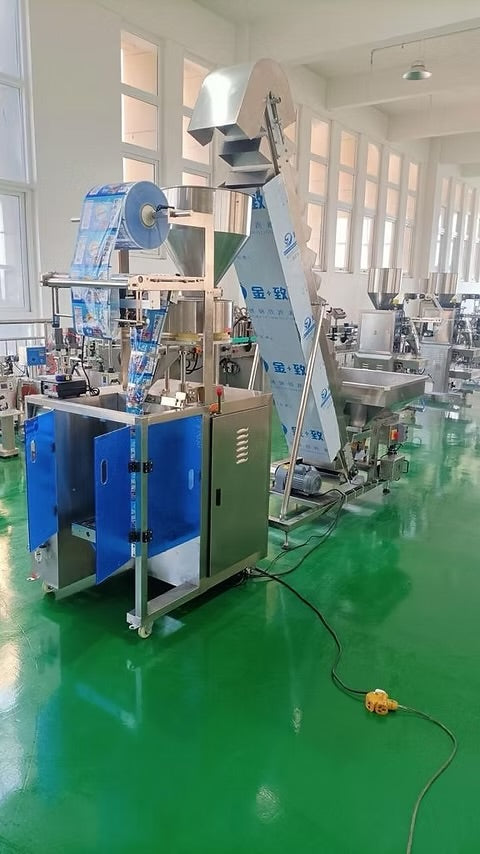 1kg Granule Packaging Machine with Auto Loader and Conveyor