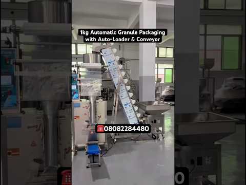 1kg Granule Packaging Machine with Auto Loader and Conveyor